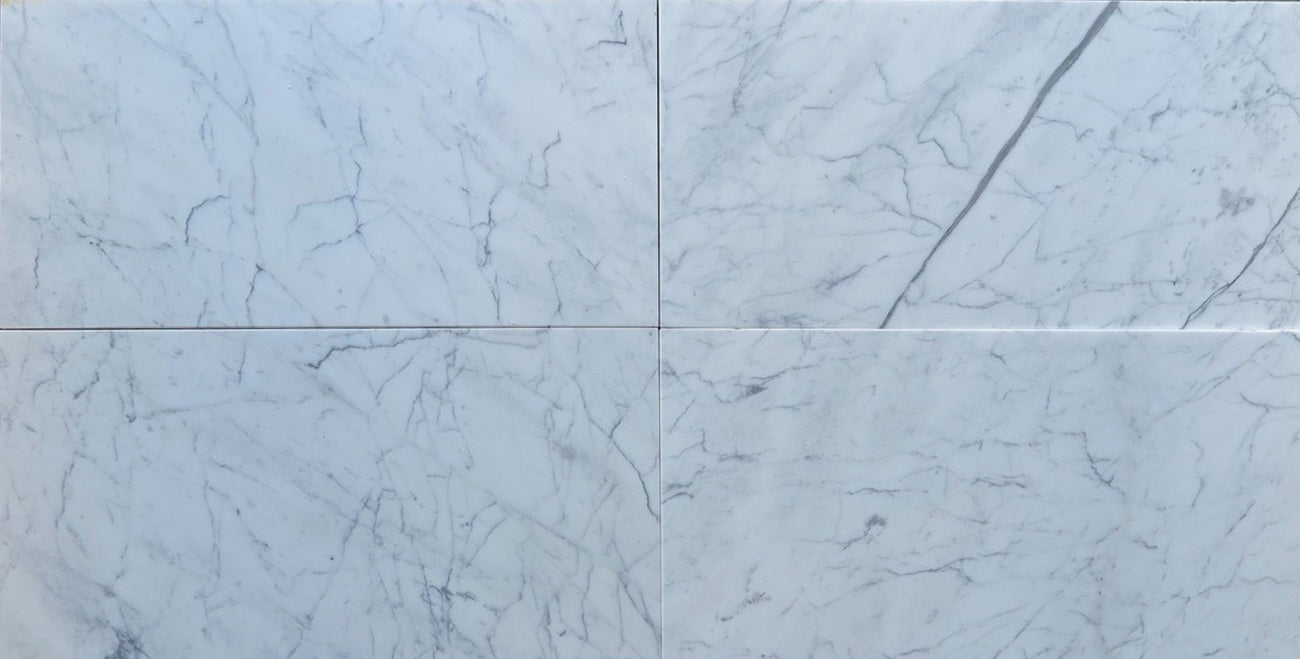 Full Tile Sample - Calacatta Marble Tile - 24" x 24" x 3/8" Polished