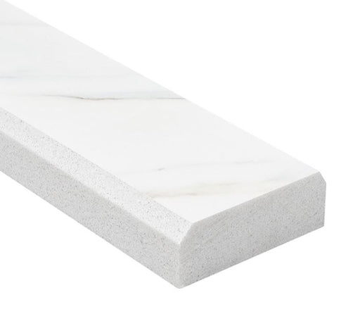 Calacatta Nowy Engineered Marble Threshold Polished 1