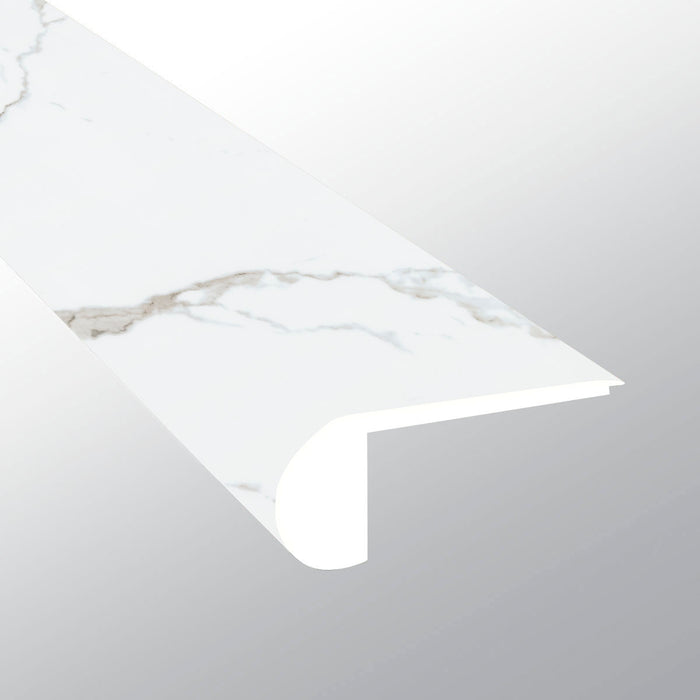 Everlife LVT Glenridge Calacatta Serra Luxury Vinyl Moulding / Trim - 0.64" x 94" Flush Stair Nose