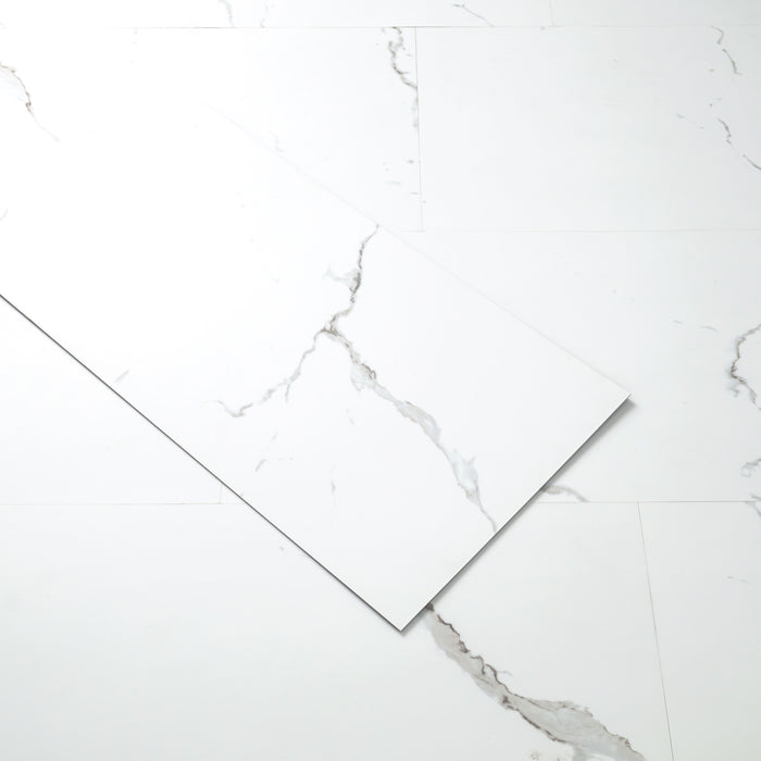 Everlife LVT Glenridge Calacatta Serra Dryback Luxury Vinyl Plank Flooring - Low Gloss