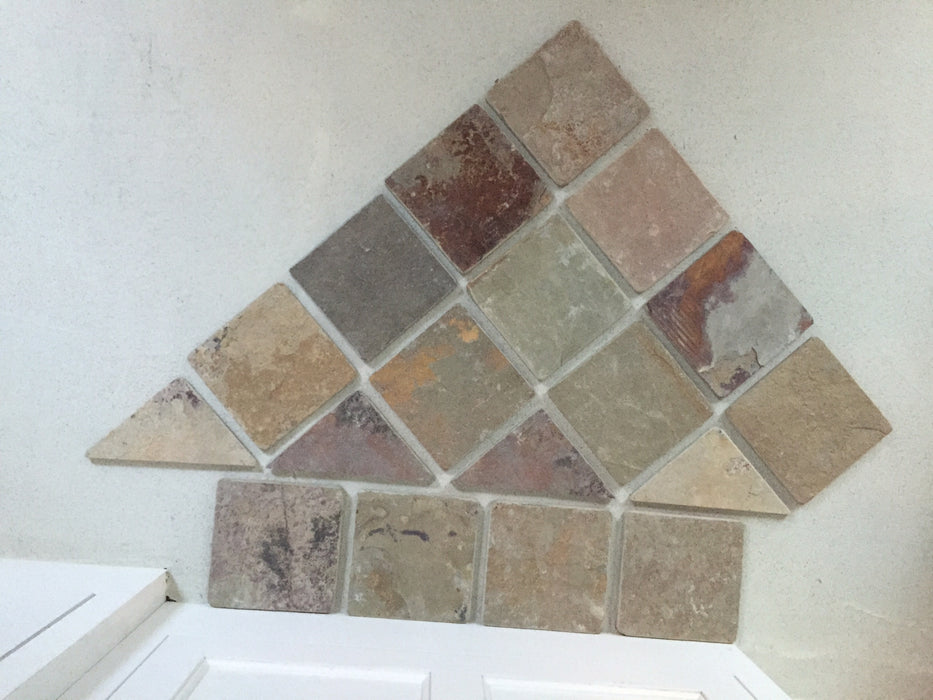 Camel Slate Tile Tumbled 2