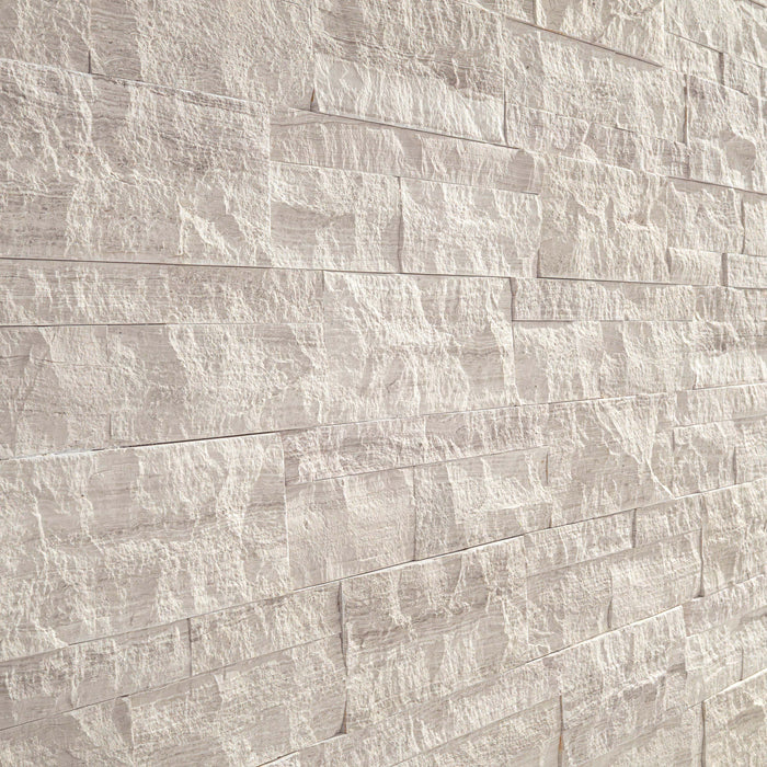 XL Rockmount Stacked Stone Panel Limestone Canyon Oak Ledgestone Natural 2