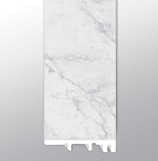 XL Trecento Carrara Avell Luxury Vinyl Moulding / Trim - 1.5" x 94" End Cap