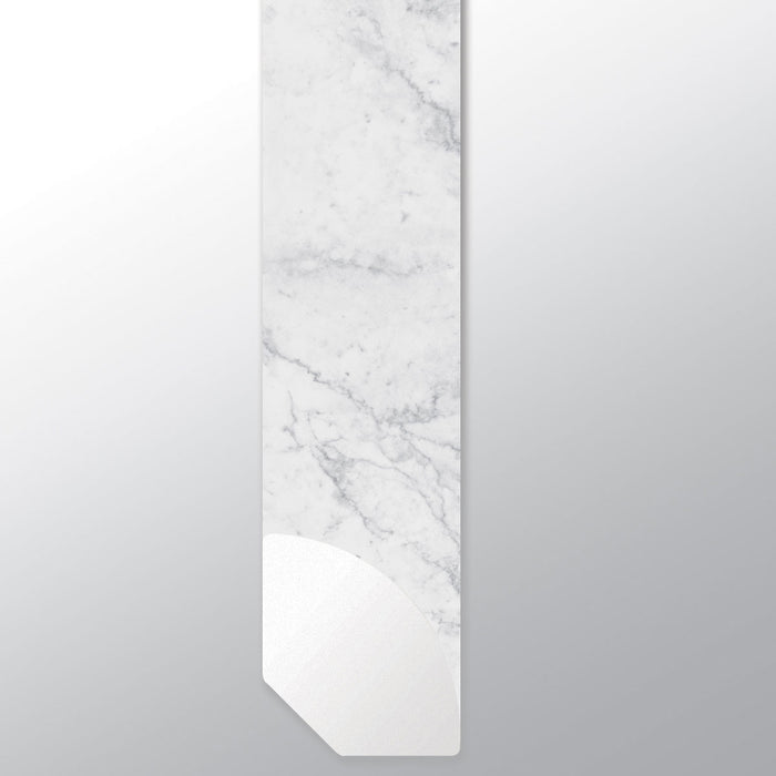 XL Trecento Carrara Avell Luxury Vinyl Moulding / Trim - 0.64" x 94" Quarter Round