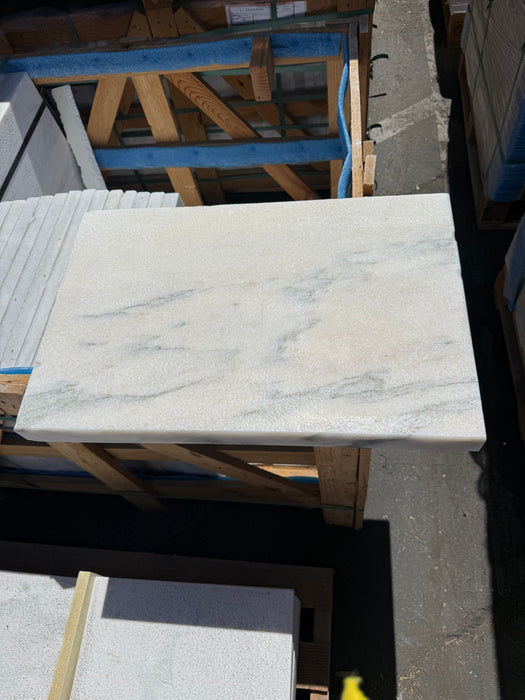 Carrara Equinox Marble Modern Coping Sandblasted & Brushed 2