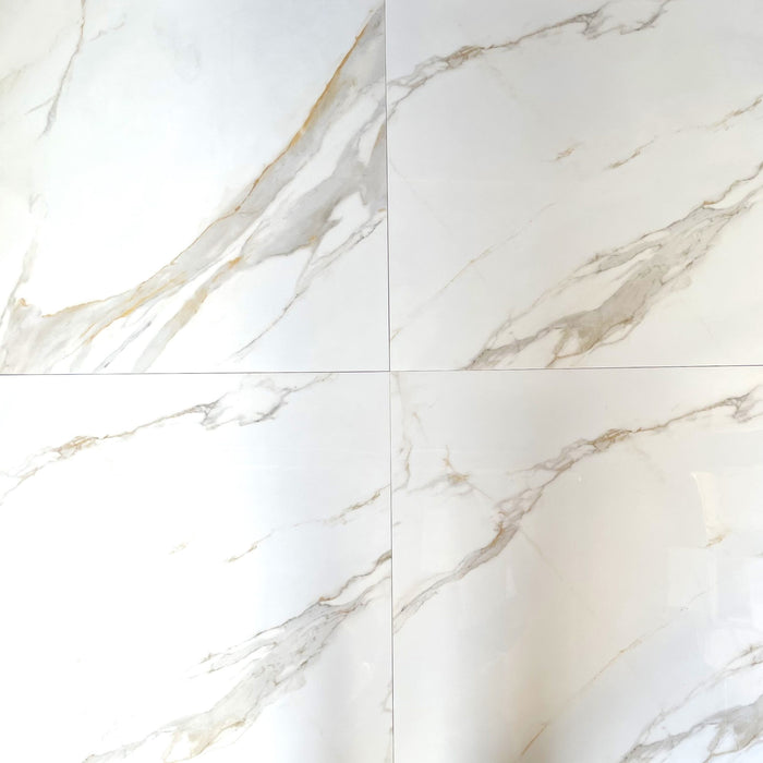 Carrara Porcelain Gold Tile Matte 3