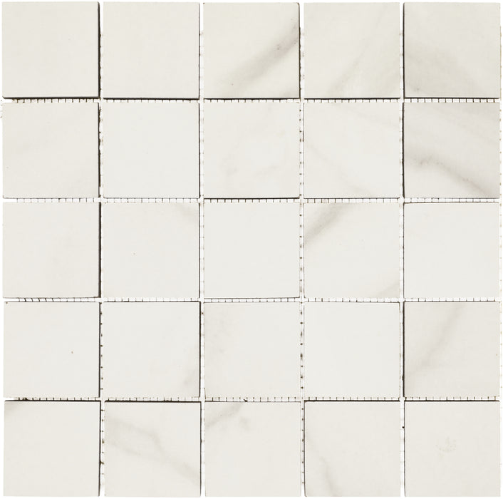 Clearance Sale! Coral Gables Carrara White Porcelain Mosaic - 1" x 2"