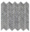 Clearance Sale! Mini White Carrara Marble Mosaic - 5/8" x 1 1/4"