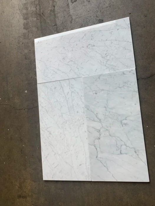White Carrara Marble Tile Polished 6