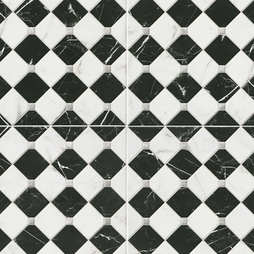 Casa Porcelain Tuxedo Tile Matte 1