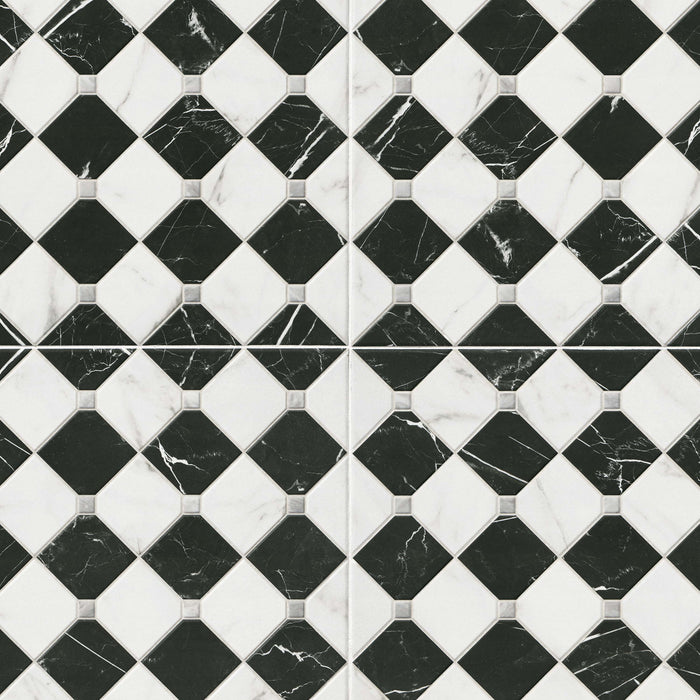 Casa Porcelain Tuxedo Tile Matte 1