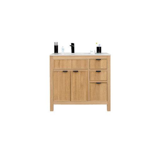 Catalina Wood Natural Oak Bathroom Vanity Natural Oak 1