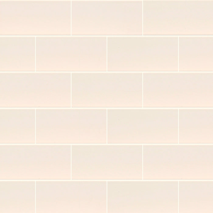 Catch Ivory Ceramic Tile - Glossy