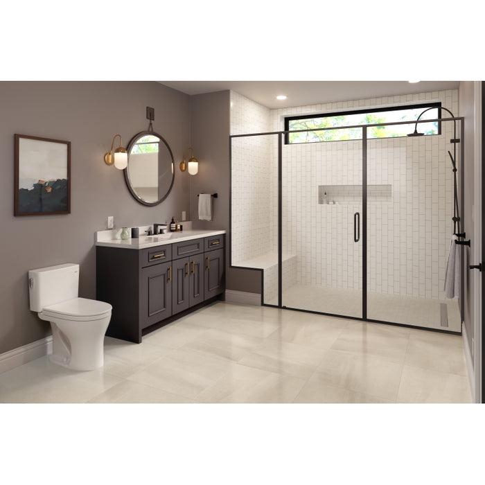 Catch Ivory Ceramic Tile - Glossy