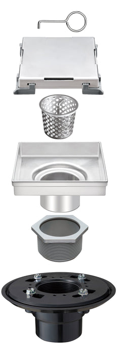 Brushed Stainless Steel Drain