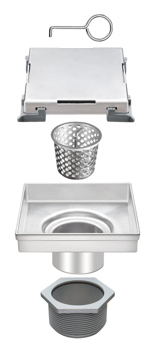 Brushed Stainless Steel Drain