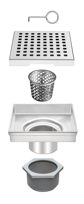 Brushed Stainless Steel Drain