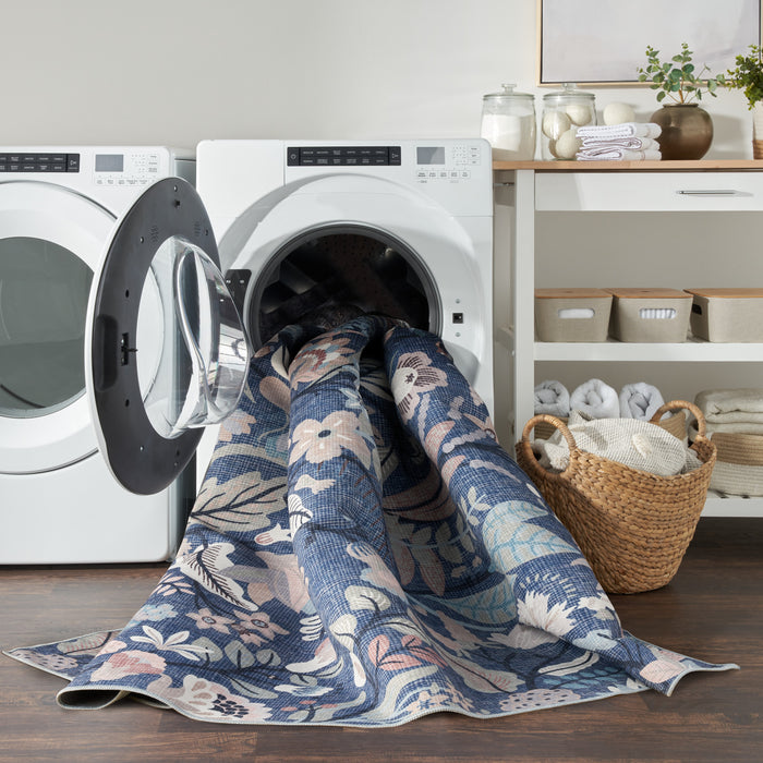 Nourison Washables NWB02 Navy Multicolor NAVMT