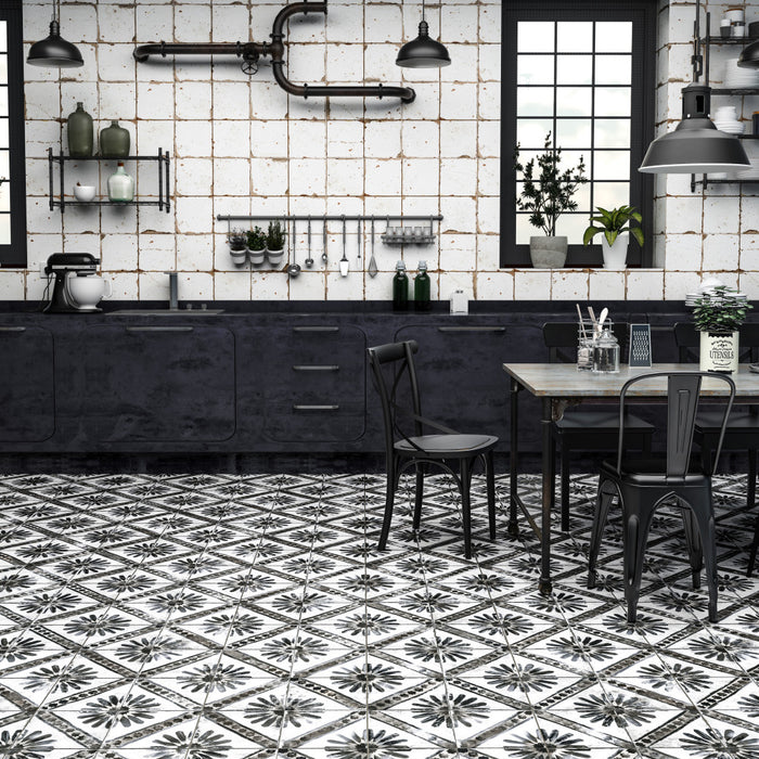 Kings Ceramic Marrakech Charcoal Grey Tile Matte 2
