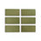 Full Tile Sample - Ceramic Kelp Forest Clay Tile - 2" x 4" x 3/4" Gloss