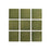 Full Tile Sample - Ceramic Kelp Forest Clay Tile - 4" x 4" x 3/4" Gloss