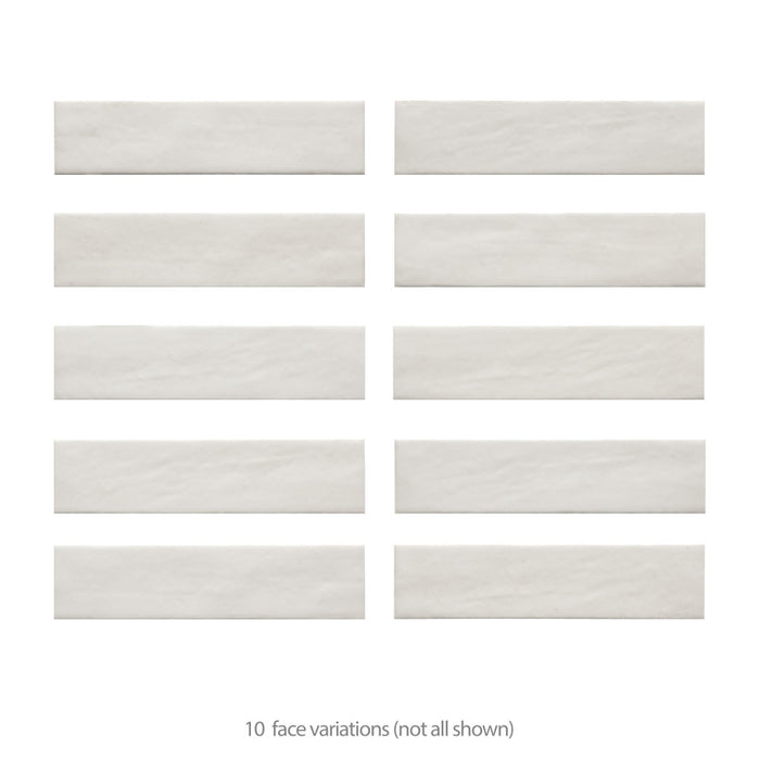 Tribeca Porcelain Studio Gypsum White Tile Glossy 4
