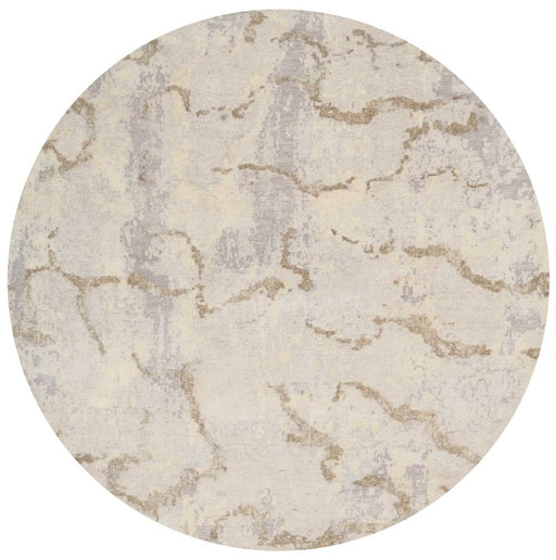 Christopher Guy Wool & Silk Ajmer CGS01 Wool Blend Contemporary Area Rug - 8 Ft x Round