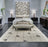 Christopher Guy Wool & Silk Ecru CGS04 Wool Blend Contemporary Area Rug - 6 Ft x Round