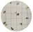 Christopher Guy Wool & Silk Ecru CGS04 Wool Blend Contemporary Area Rug - 6 Ft x Round