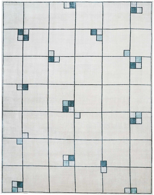 Christopher Guy Wool & Silk Mediterranean Sand CGS04 Wool Blend Contemporary Area Rug - 10 Ft x 14 Ft