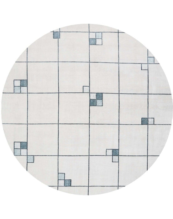 Christopher Guy Wool & Silk Mediterranean Sand CGS04 Wool Blend Contemporary Area Rug - 12 Ft x Round