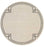Christopher Guy Wool & Silk Mediterranean Sand CGS10 Wool Blend Contemporary Area Rug - 6 Ft x Round