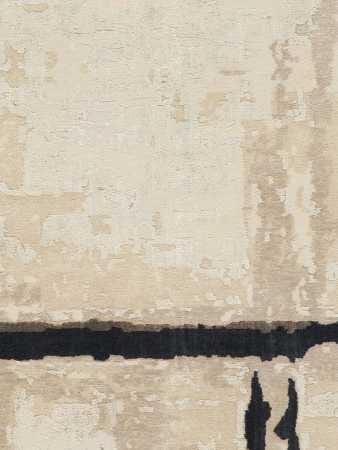 Christopher Guy Wool & Silk Sea Sand CGS11 Wool Blend Contemporary Area Rug - 12 Ft x Square