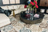 Christopher Guy Wool & Silk Mediterranean Sand CGS20 Wool Blend Contemporary Area Rug - 10 Ft x Round