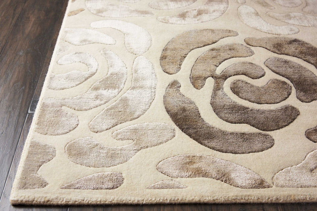Christopher Guy Wool & Silk Tourmaline CGS20 Wool Blend Contemporary Area Rug - 8 Ft x 10 Ft