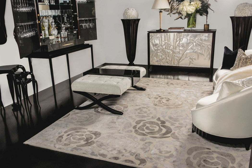 Christopher Guy Wool & Silk Tourmaline CGS20 Wool Blend Contemporary Area Rug - 9 Ft x 12 Ft