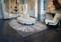 Christopher Guy Wool & Silk Chic Grey CGS21 Wool Blend Contemporary Area Rug - 12 Ft x Square