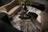 Christopher Guy Wool & Silk Noir CGS21 Wool Blend Contemporary Area Rug - 8 Ft x Round