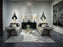 Christopher Guy Wool & Silk Chic Grey CGS22 Wool Blend Contemporary Area Rug - 10 Ft x Round