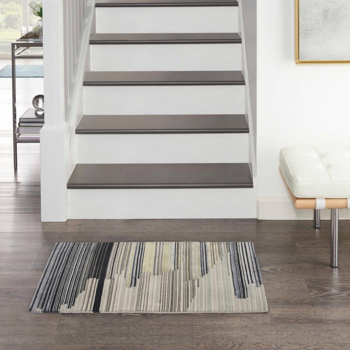 Christopher Guy Wool & Silk Rubio Chic CGS23 Wool Blend Contemporary Area Rug - 6 Ft x Round