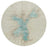 Christopher Guy Wool & Silk Paloma Grey CGS24 Wool Blend Contemporary Area Rug - 10 Ft x Round