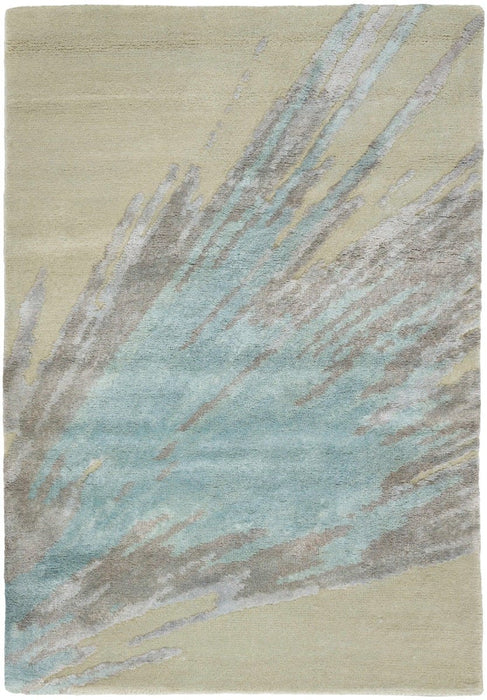 Christopher Guy Wool & Silk Paloma Grey CGS24 Wool Blend Contemporary Area Rug - 12 Ft x Square