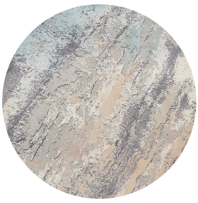 Christopher Guy Wool & Silk Birch CGS25 Wool Blend Contemporary Area Rug - 8 Ft x Square