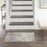 Christopher Guy Wool & Silk Chic Grey CGS26 Wool Blend Contemporary Area Rug - 8 Ft x Square