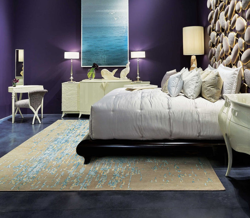 Christopher Guy Wool & Silk Zinc Paloma CGS27 Wool Blend Contemporary Area Rug - 12 Ft x Square