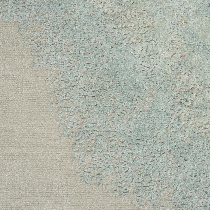 Christopher Guy Wool & Silk Beige Seafoam CGS30 Wool Contemporary Area Rug - 12 Ft x Square