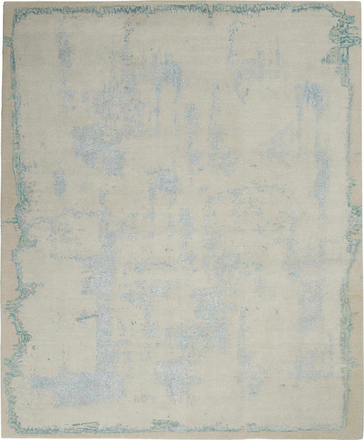 Christopher Guy Wool & Silk Beige Seafoam CGS31 Wool Area Rug - 8 Ft x 10 Ft