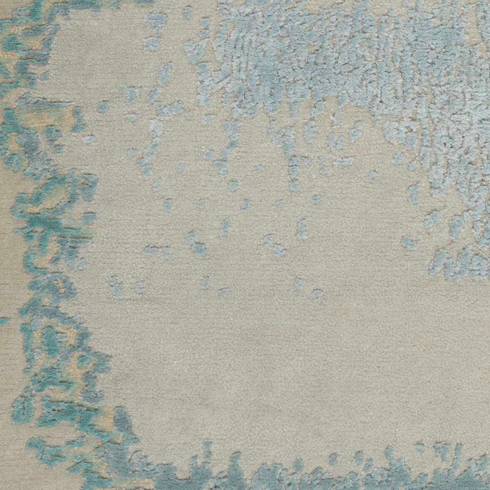 Christopher Guy Wool & Silk Beige Seafoam CGS31 Wool Area Rug - 12 Ft x Square