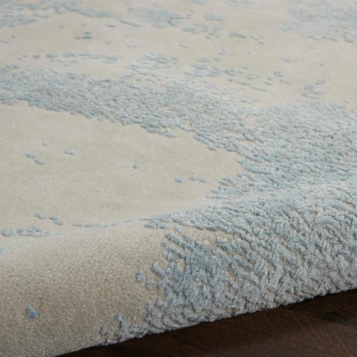 Christopher Guy Wool & Silk Beige Seafoam CGS31 Wool Area Rug - 8 Ft x Round