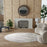 Christopher Guy Wool & Silk Grey CGS32 Wool Contemporary Area Rug - 8 Ft x Square